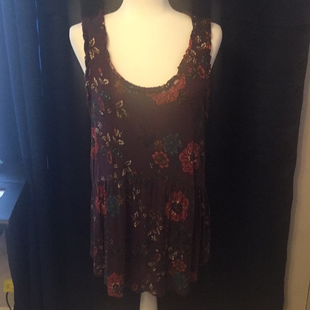 *FINAL markdown💜* Maurice’s floral tank top sz 0